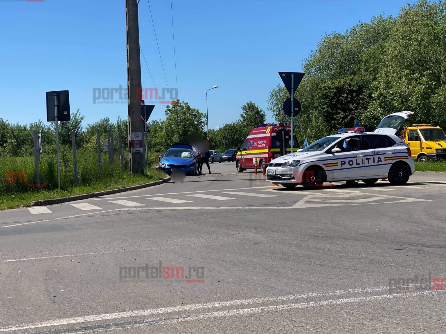 Accident la Satu Mare