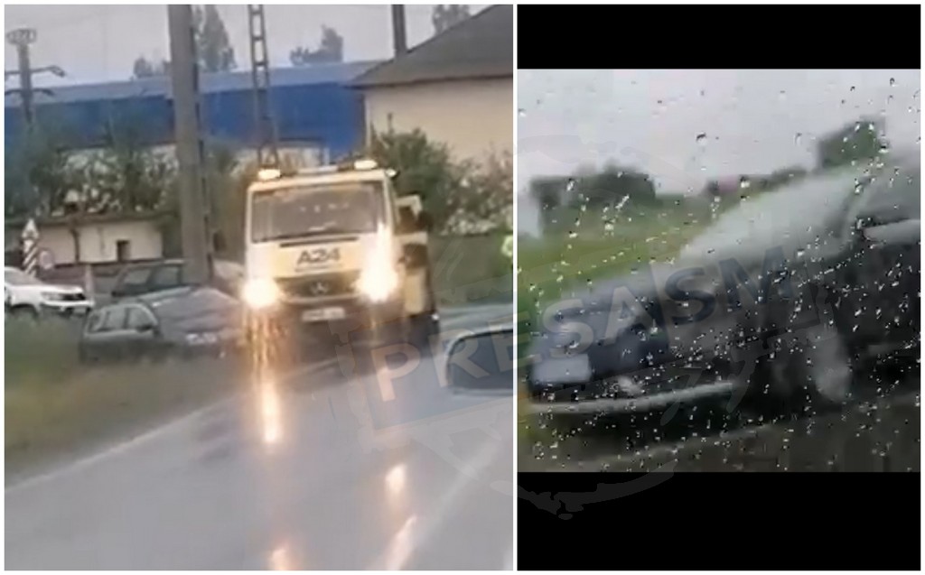Accident în județ. Impact între două mașini
