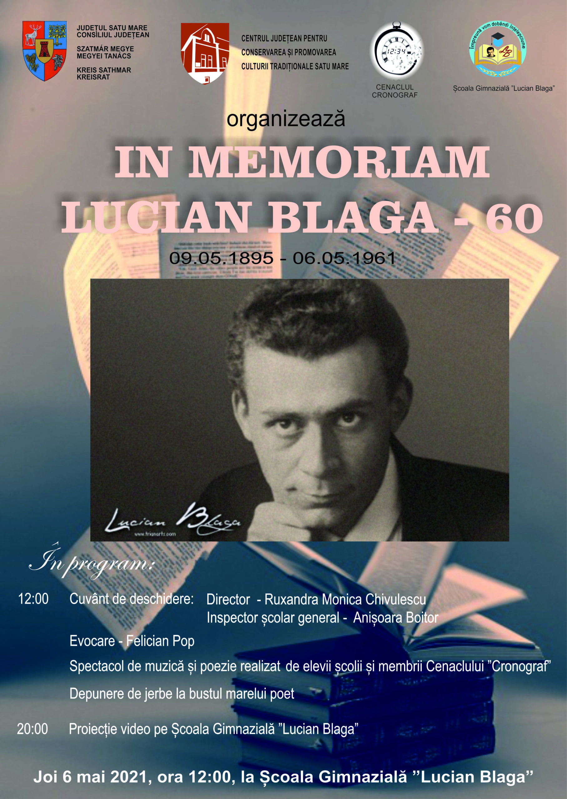 60 de ani de la trecerea la cele veșnice a celui ce a fost marele poet și gânditor