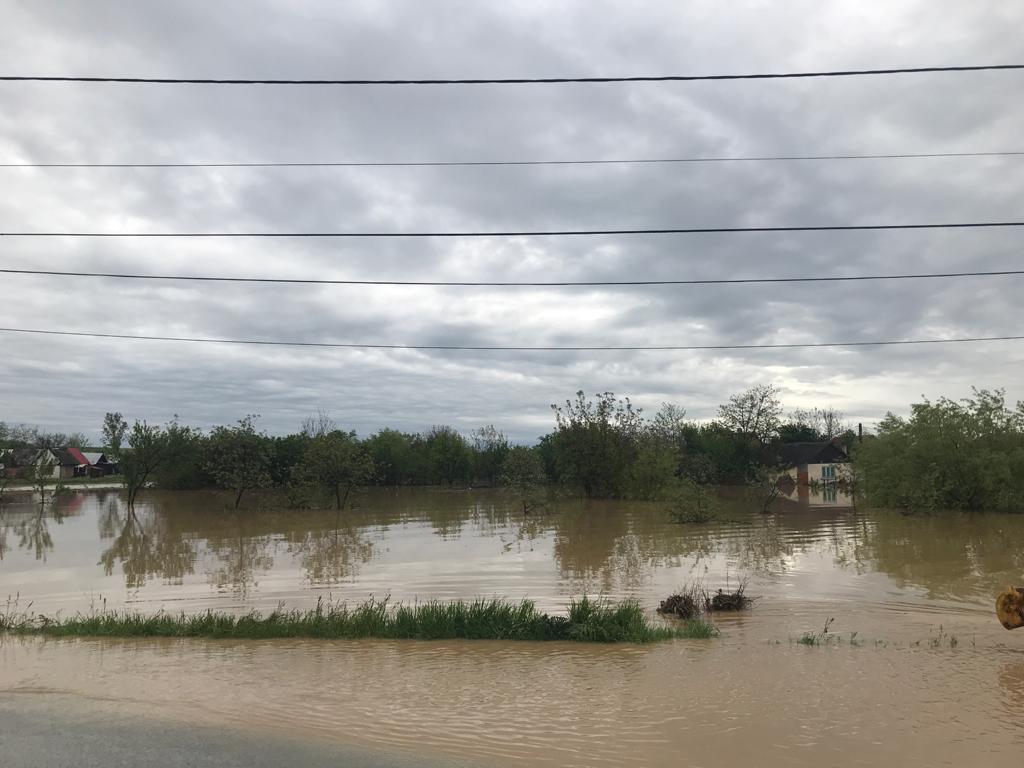 Situația inundației din județul Satu Mare