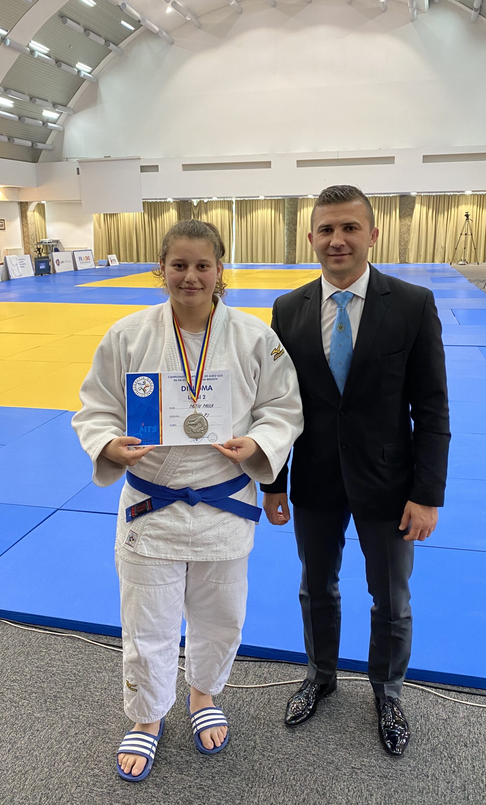 Judo. Paula Paștiu de la CSM Satu Mare, argint la Naționalele de tineret!