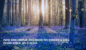 Reducerea poluării aerului, apei și solului este parte esențială a „Pactului verde european”