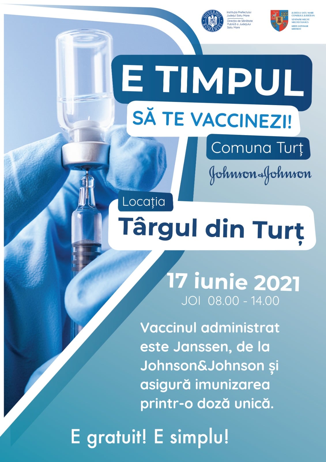 Maraton de vaccinare la Turț