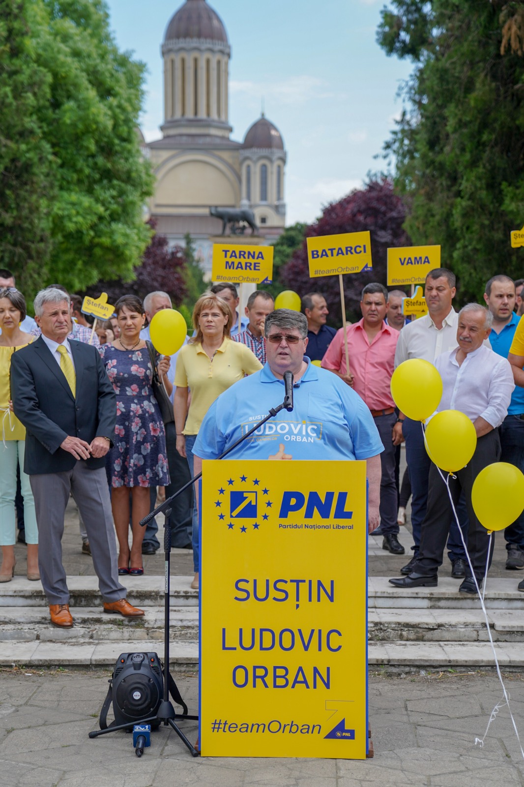 Ștefan Csordaș pornește în forță campania pro Ludovic Orban în Satu Mare