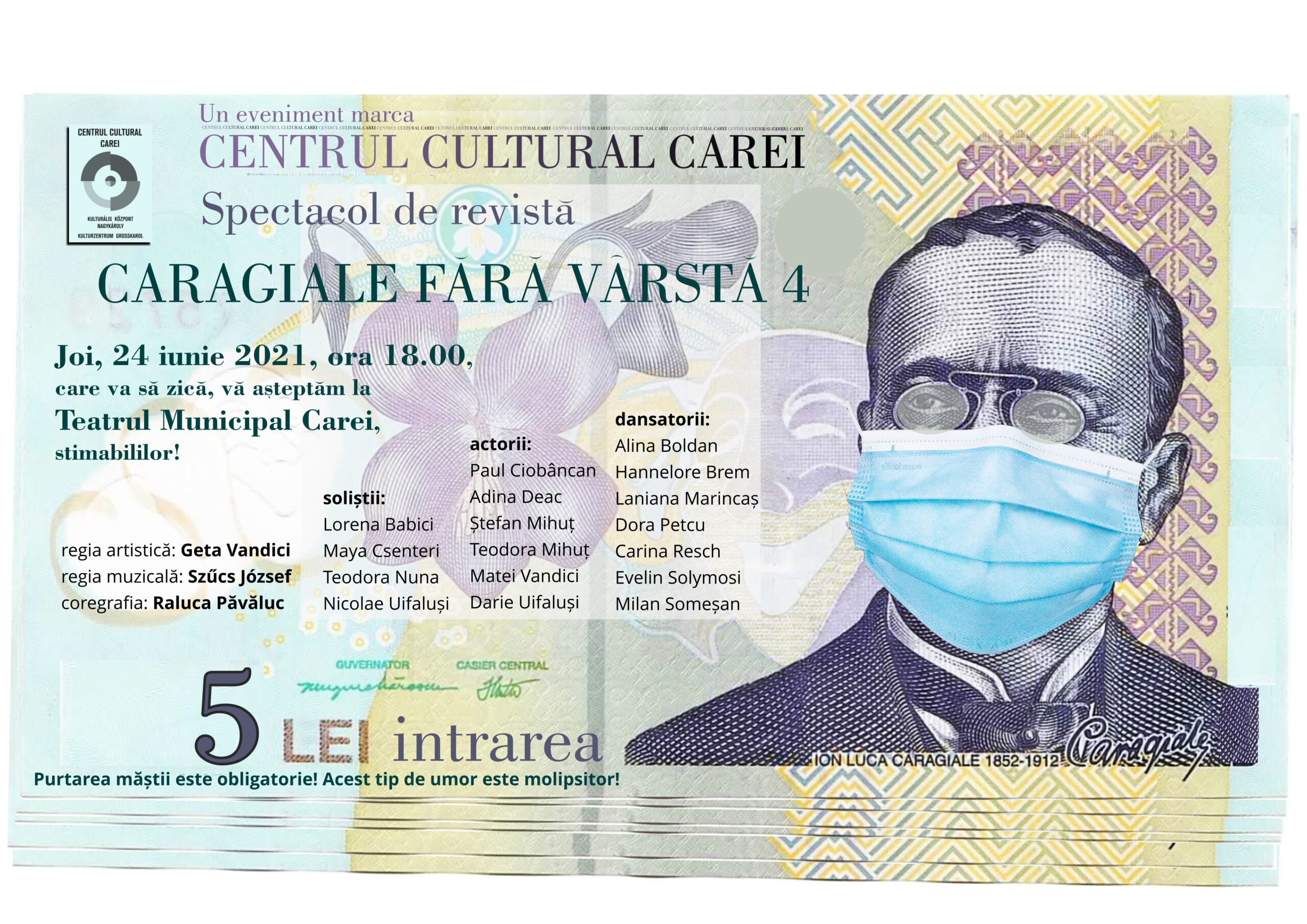 Spectacolul de revistă Caragiale, la a 4-a ediție