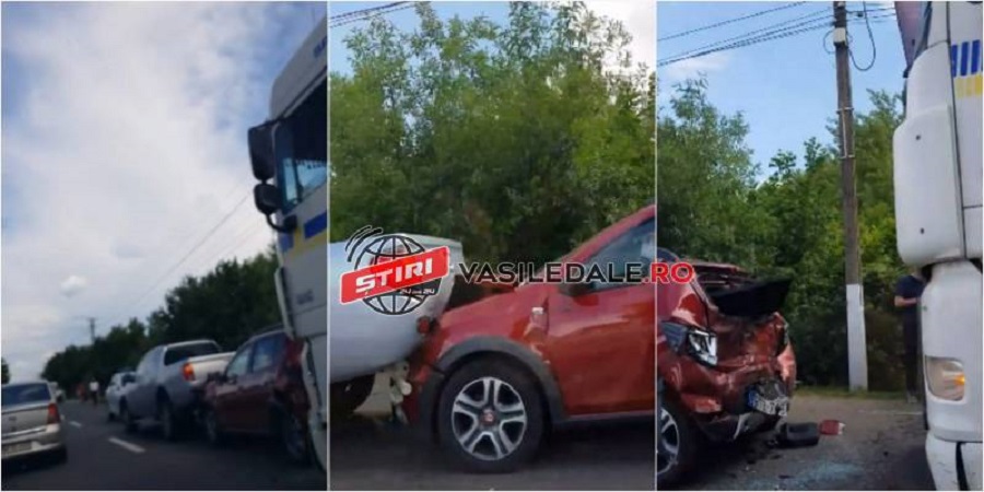 Accident în lanț pe DN1C între Satu Mare și Baia Mare.