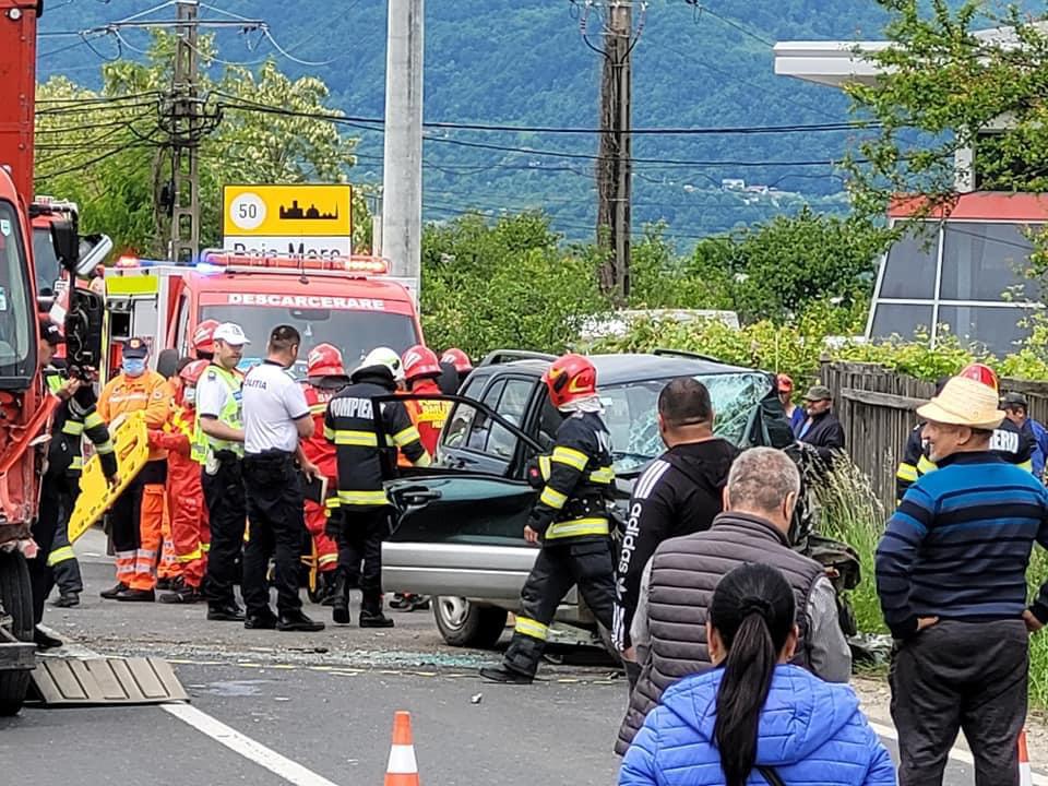 Sătmărean implicat într-un  accident grav în Maramureș