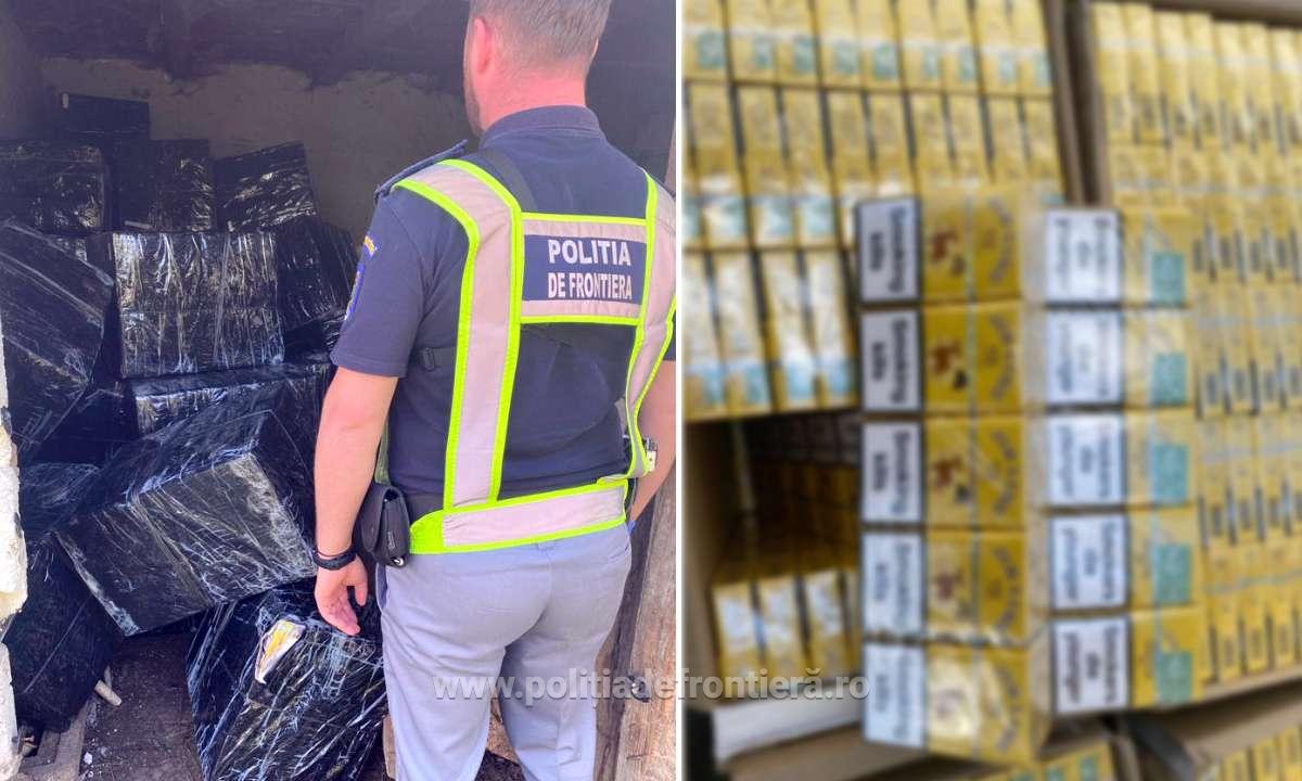 O nouă CAPTURĂ  de țigări de  CONTRABANDĂ, realizată la Satu Mare