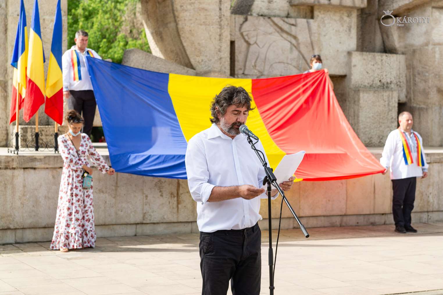 Ziua Drapelului National marcată la Carei