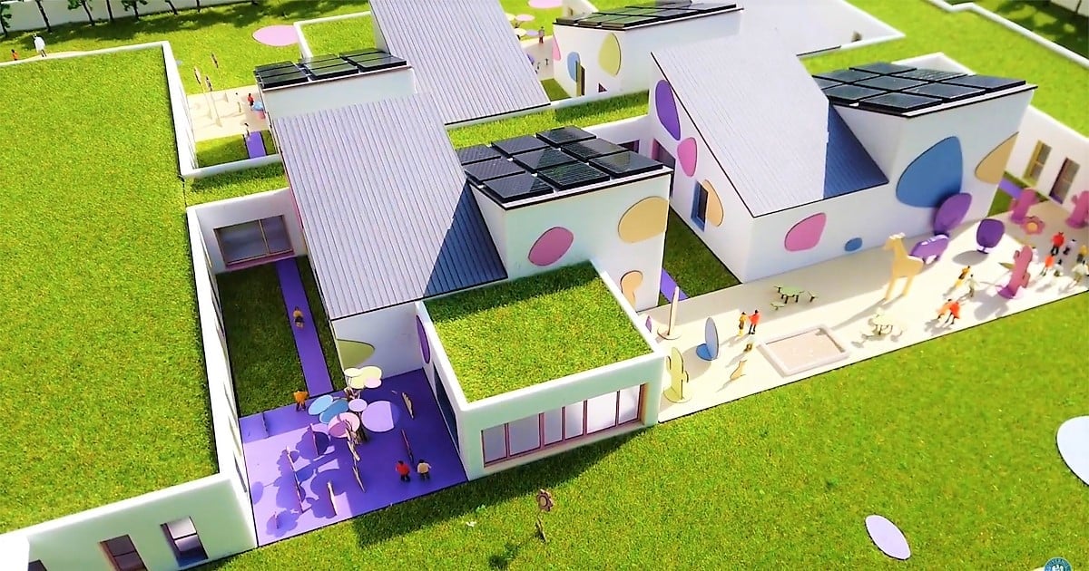 Creșă modernă la Vetiș