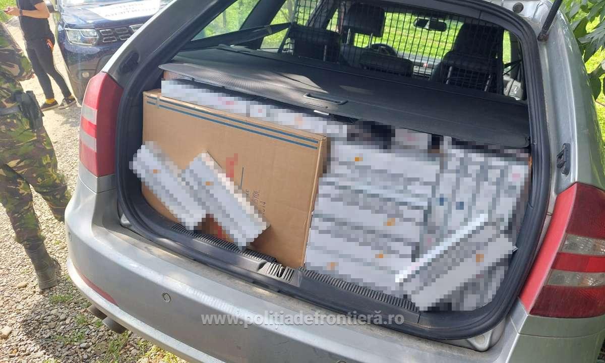 Peste 18.000 pachete cu țigări confiscate la frontiera de nord