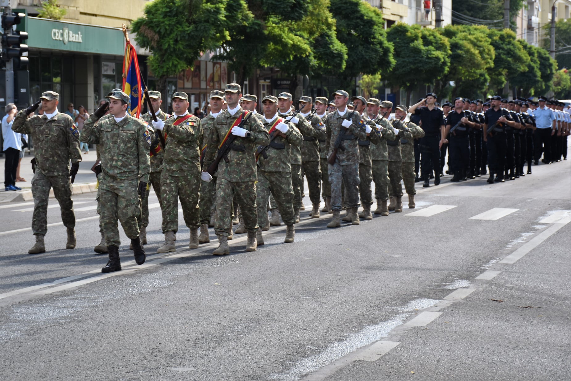Ziua Imnului Național marcată la Monumentul Ostașului Român