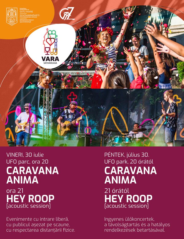 Concertele continuă la Satu Mare. Intrarea este gratuită