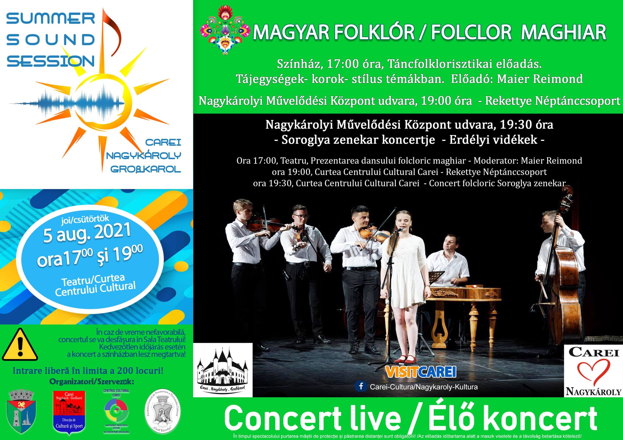 Ziua Folclorului Maghiar, sărbătorită la Carei!!!