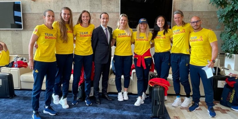 Naţionala de baschet 3x3 a României a plecat la Tokyo