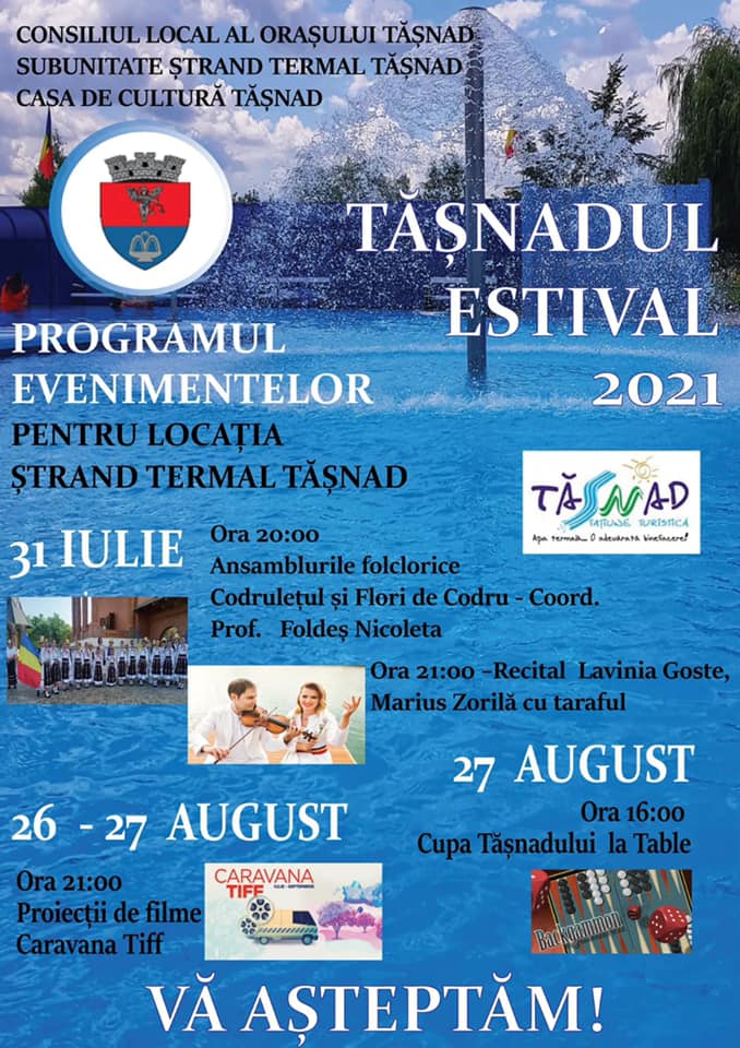 Spectacol de folclor la Ștrandul din Tășnad