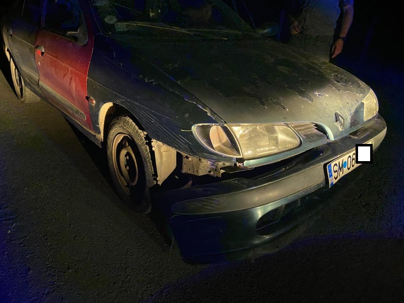 ACCIDENT. VIAȚA unui TÂNĂR, pusă în PERICOL de un LAȘ BEAT și FĂRĂ PERMIS
