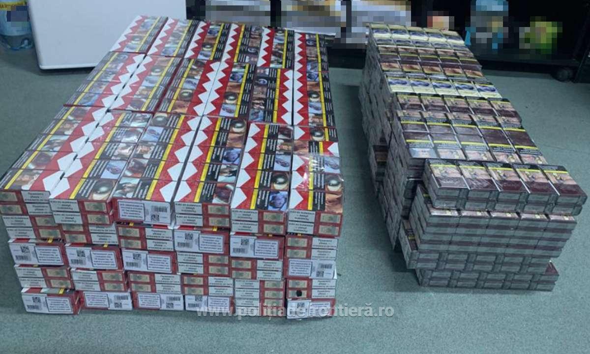 10.000 pachete cu țigări confiscate la graniţa cu Ucraina