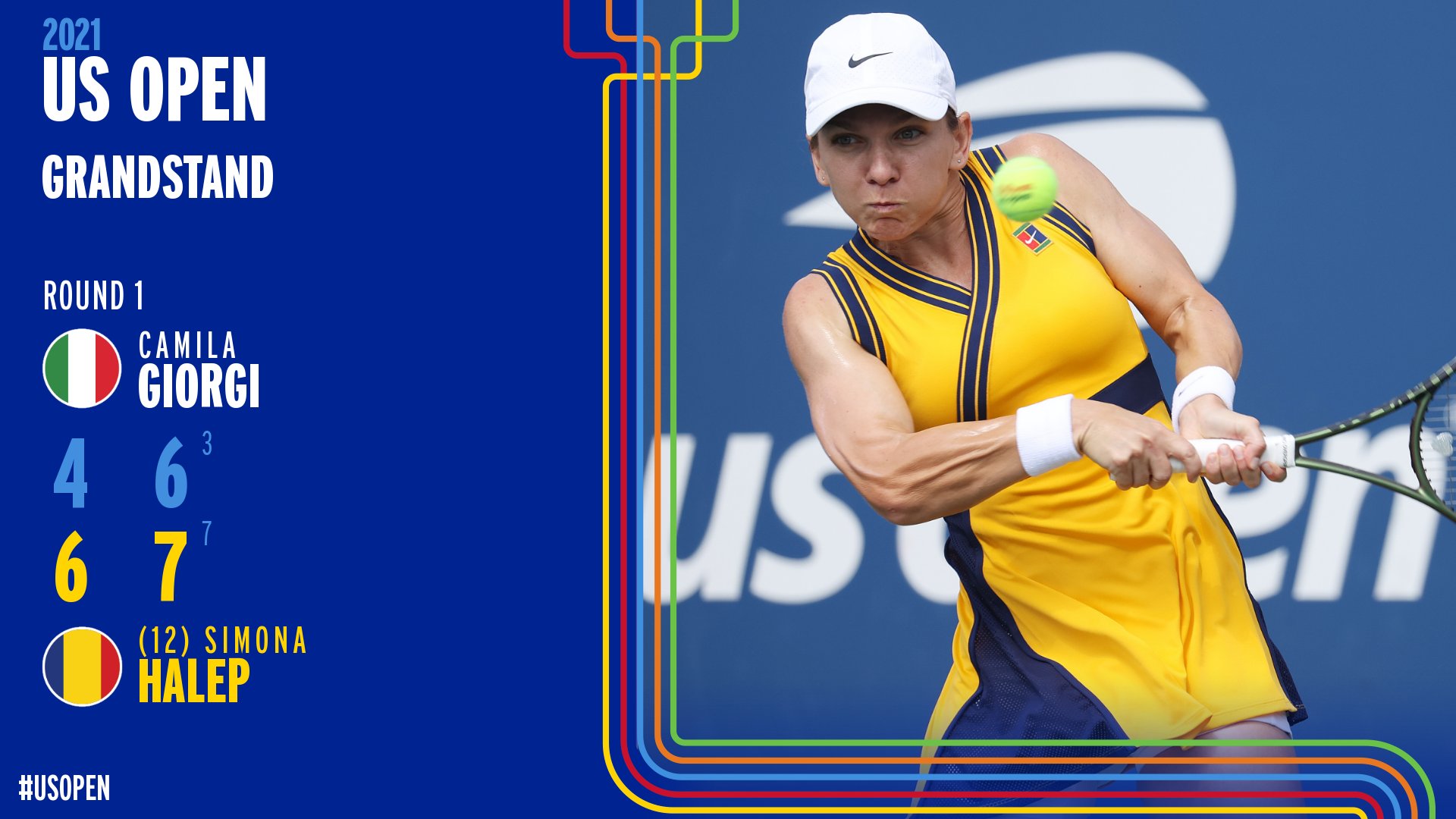 Simona Halep, victorie în primul tur la US Open