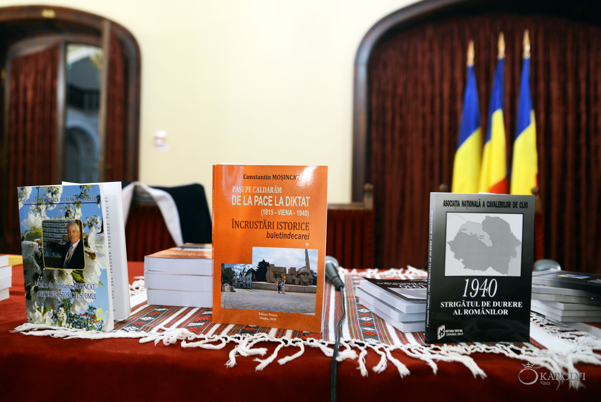 Lansarea cărții "Pași pe caldarâm – De la Pace la Diktat (1815-Viena-1940)" la Carei
