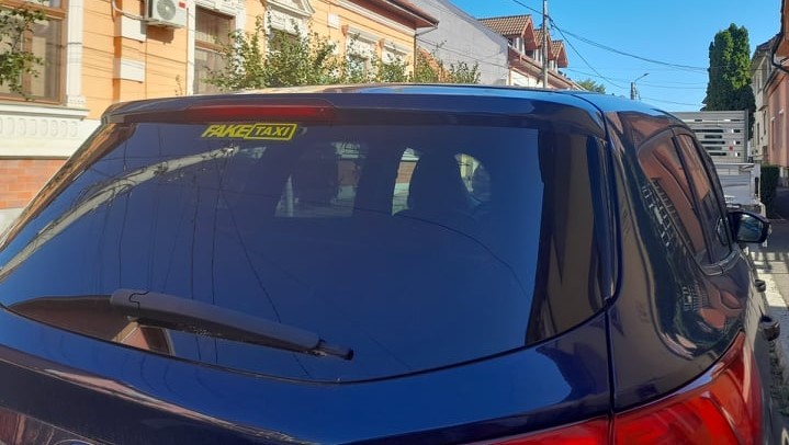 Fake taxi în Satu Mare