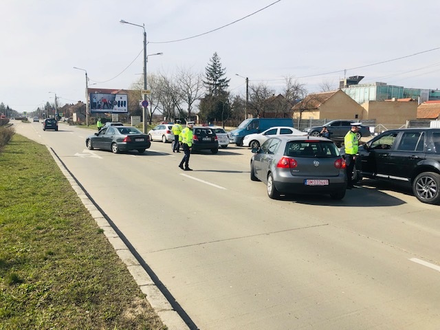 Nebunie în traficul sătmărean