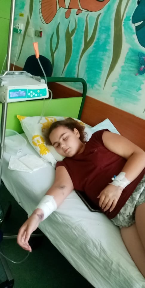 Jandarmii sătmăreni donează sânge pentru Rebeka