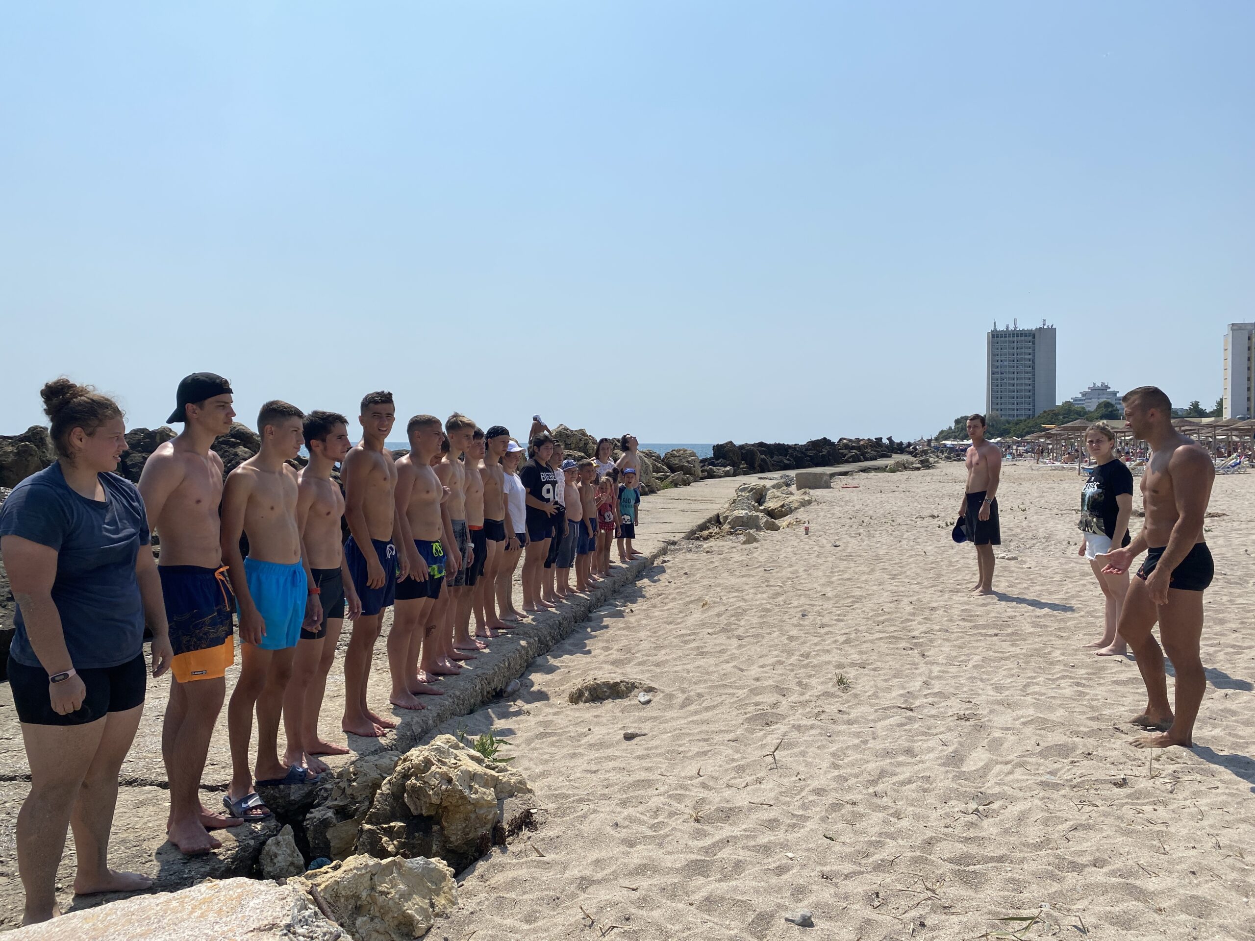 Judoka de la CSM Satu Mare în cantonament la mare!