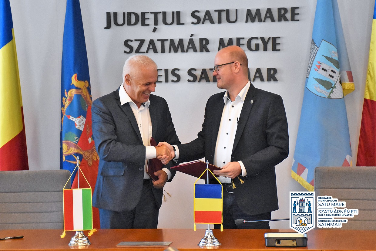 20 de ani de parteneriat între Satu Mare și Nyíregyháza