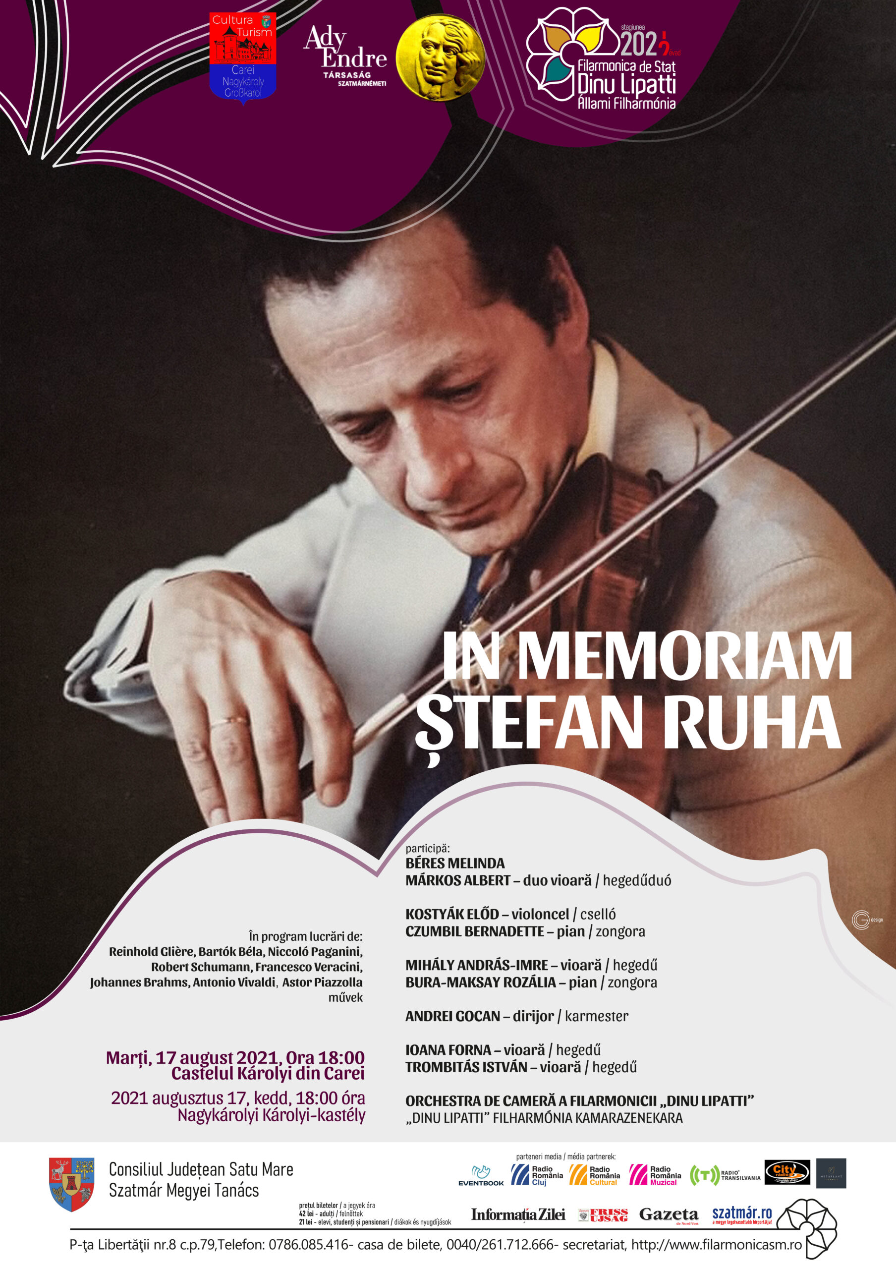 Zilele Culturale Stefan Ruha Istvan Carei 2021