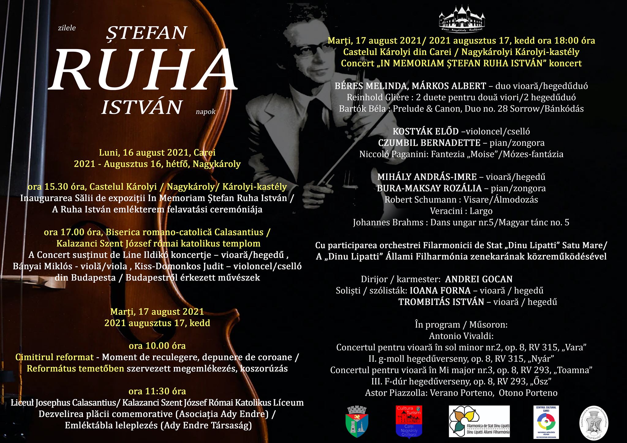 Comemorare a 90 de ani de la nașterea lui Ștefan Ruha!