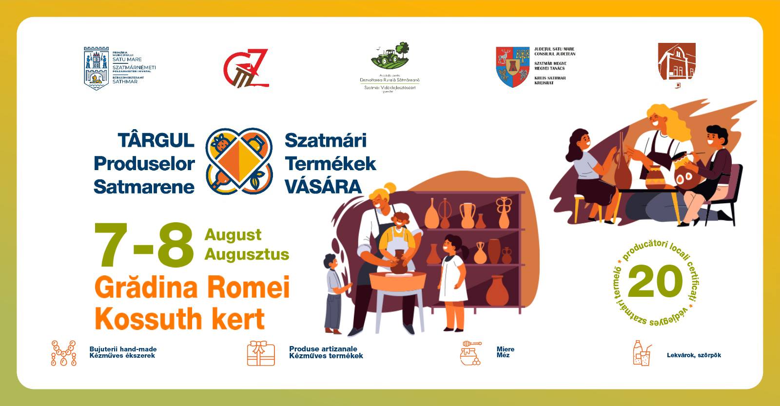 Târgul produselor sătmărene, între 7-8 august!!