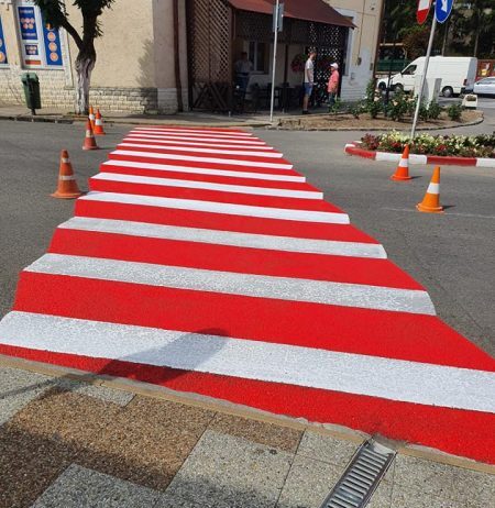 FOTO. În Tășnad a fost amplasată o trecere cu efect 3D!!