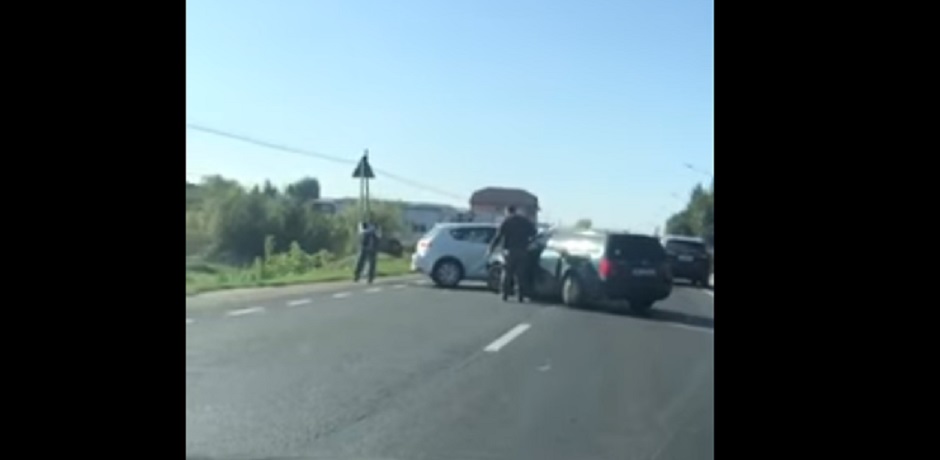 VIDEO. Accident pe bulevardul Lucian Blaga