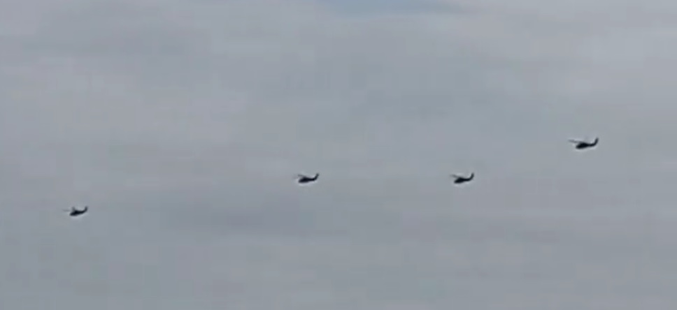 VIDEO. Elicoptere de razboi americane, la Satu Mare