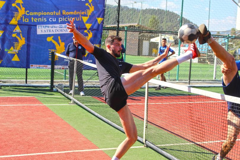 Tenis cu piciorul. Etapă din cadrul Campionatului Național  la Satu Mare