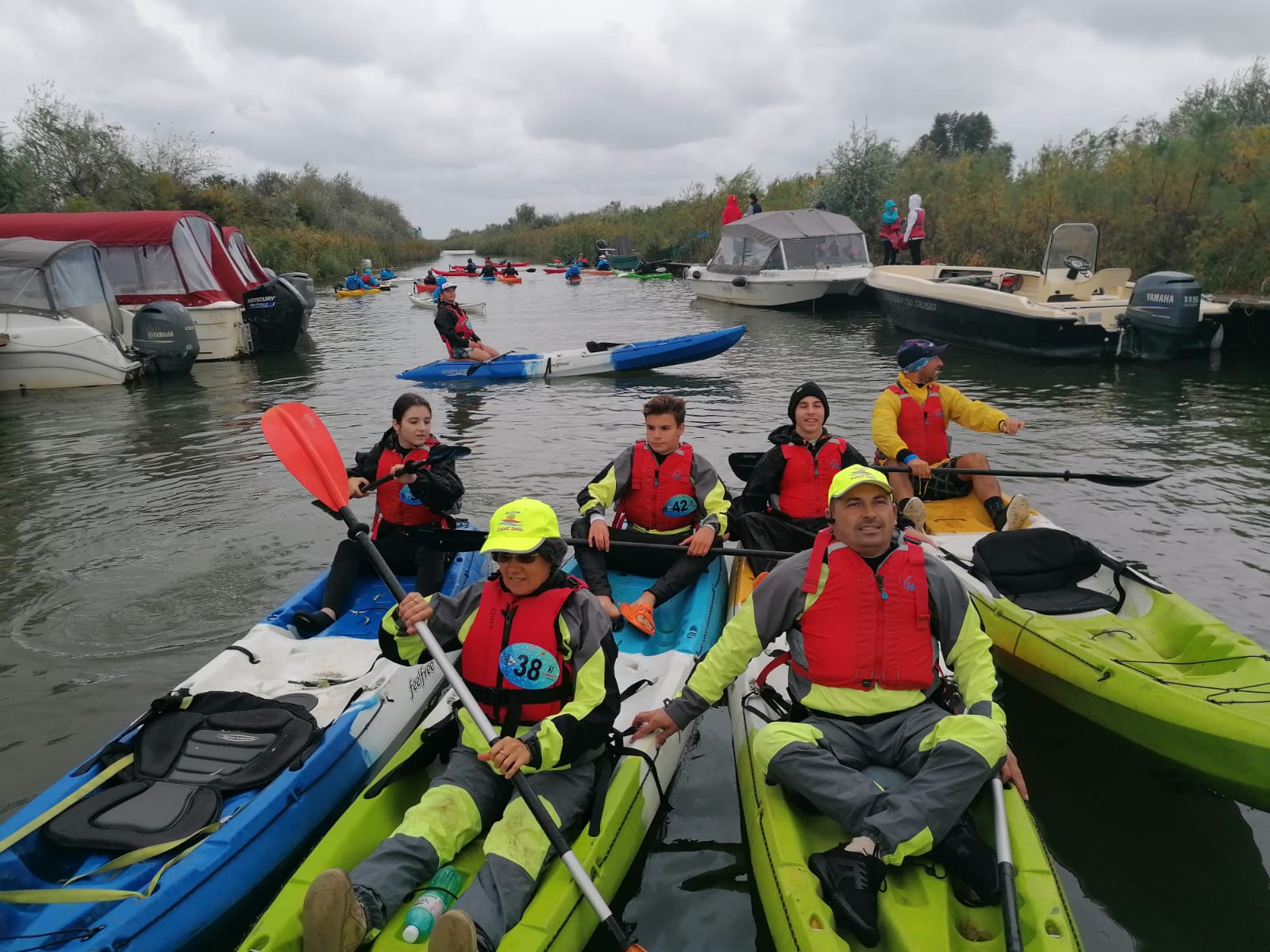 Sătmăreni la competiția Delta Caiac Race, desfășurată pe brațul Sf. Gheorghe și canalele acestuia