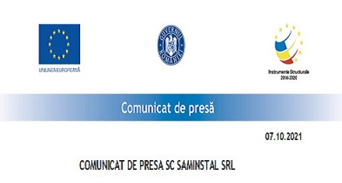 Comunicat de presă SC SAMINSTAL SRL