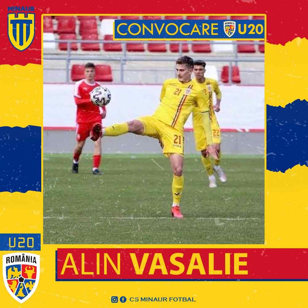 Sătmăreanul Alin Văsălie, din liga a 3-a la Naționala U20