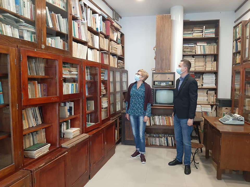 Mutarea Bibliotecii Judeţene,  în grafic