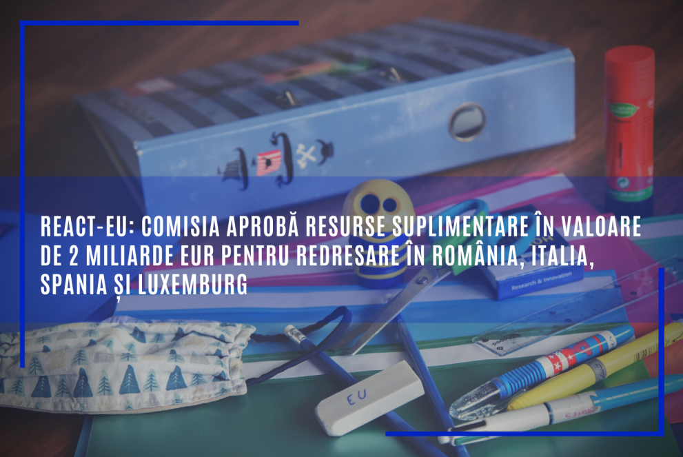 Din 2 miliarde de Euro acordate de Comisia Europeană pentru redresarea a patru state europene România primește doar 2,8%