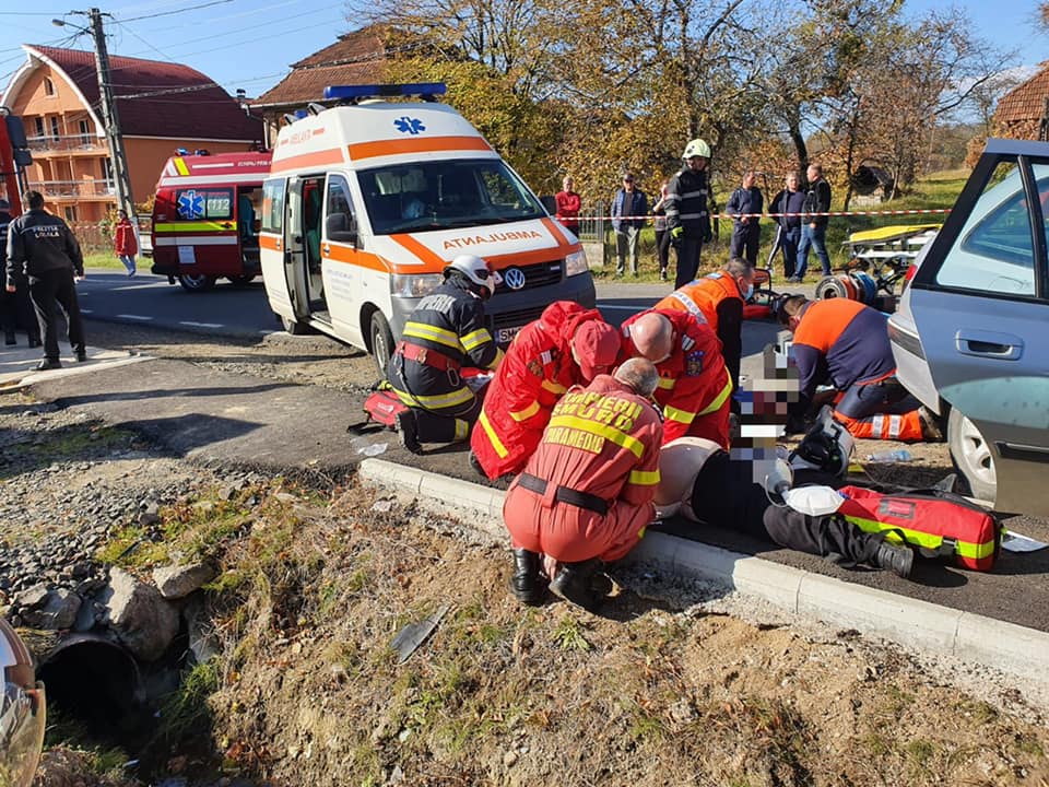 FOTOGALERIE. DUBLA TRAGEDIE  din ȚARA OAȘULUI, în imagini. E fost chemat și elicopterul SMURD