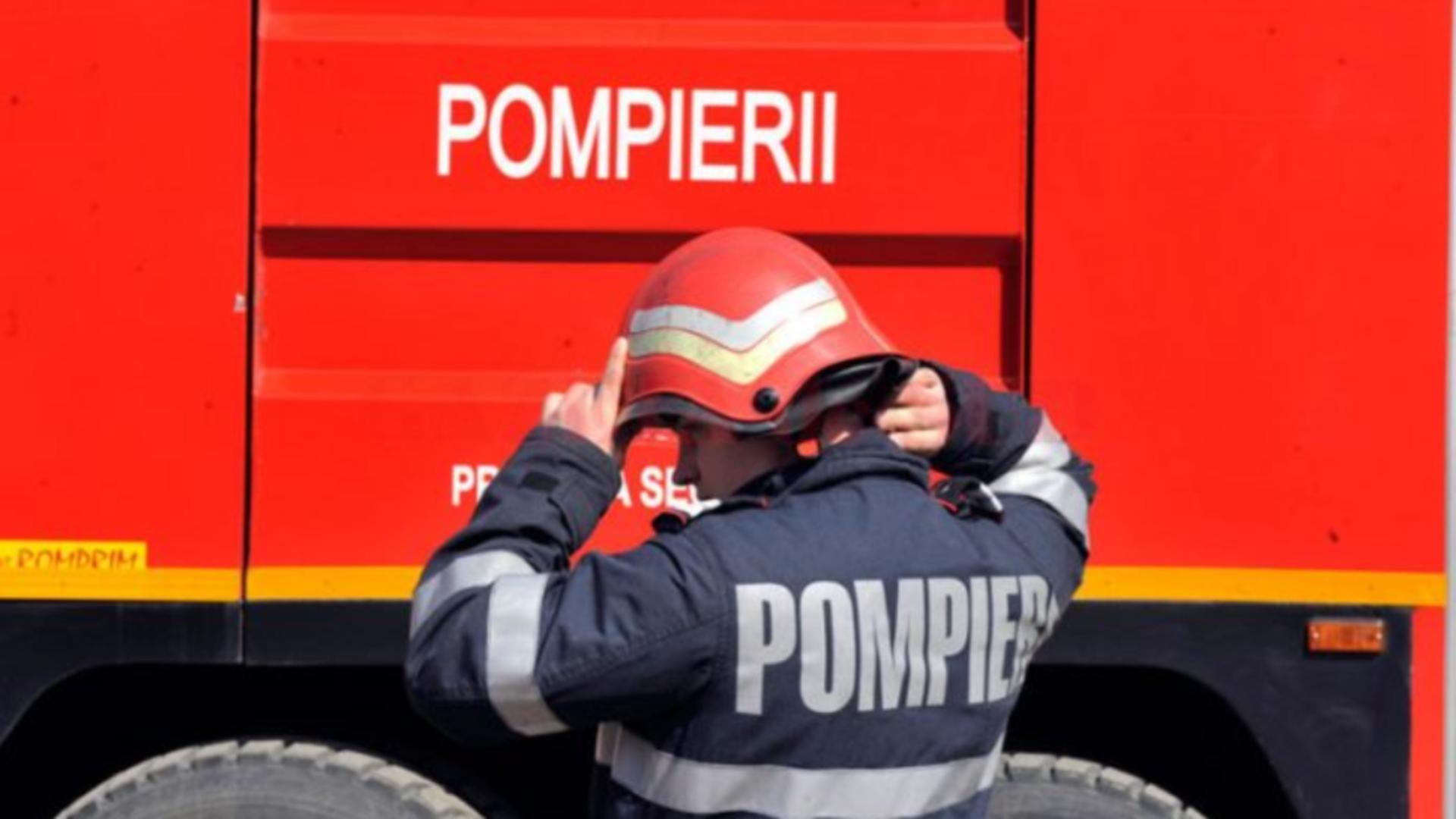 Incendiu izbucnit la un siloz cu cereale în Cărășeu