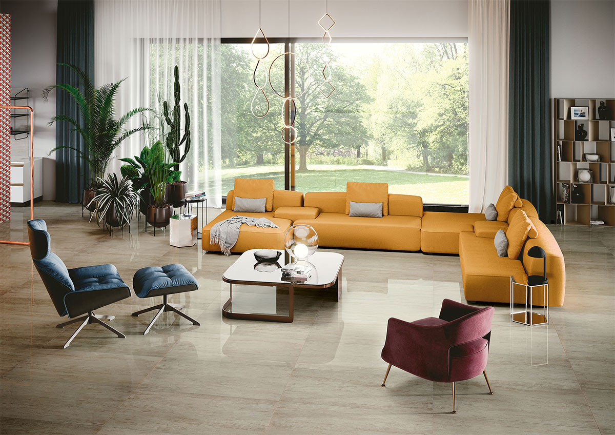 Plăcile ceramice sunt printre cele mai populare materiale pentru pardoseli