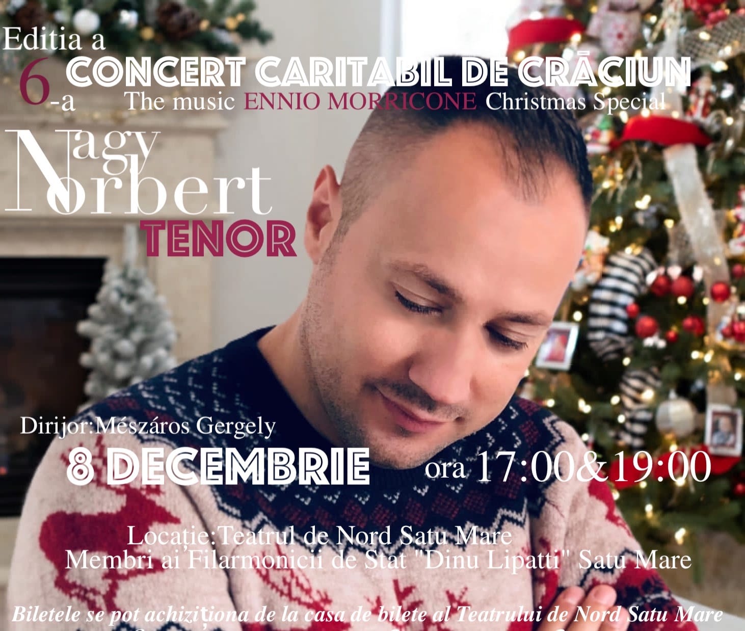 Dublu concert caritabil cu tenorul sătmărean Nagy Norbert