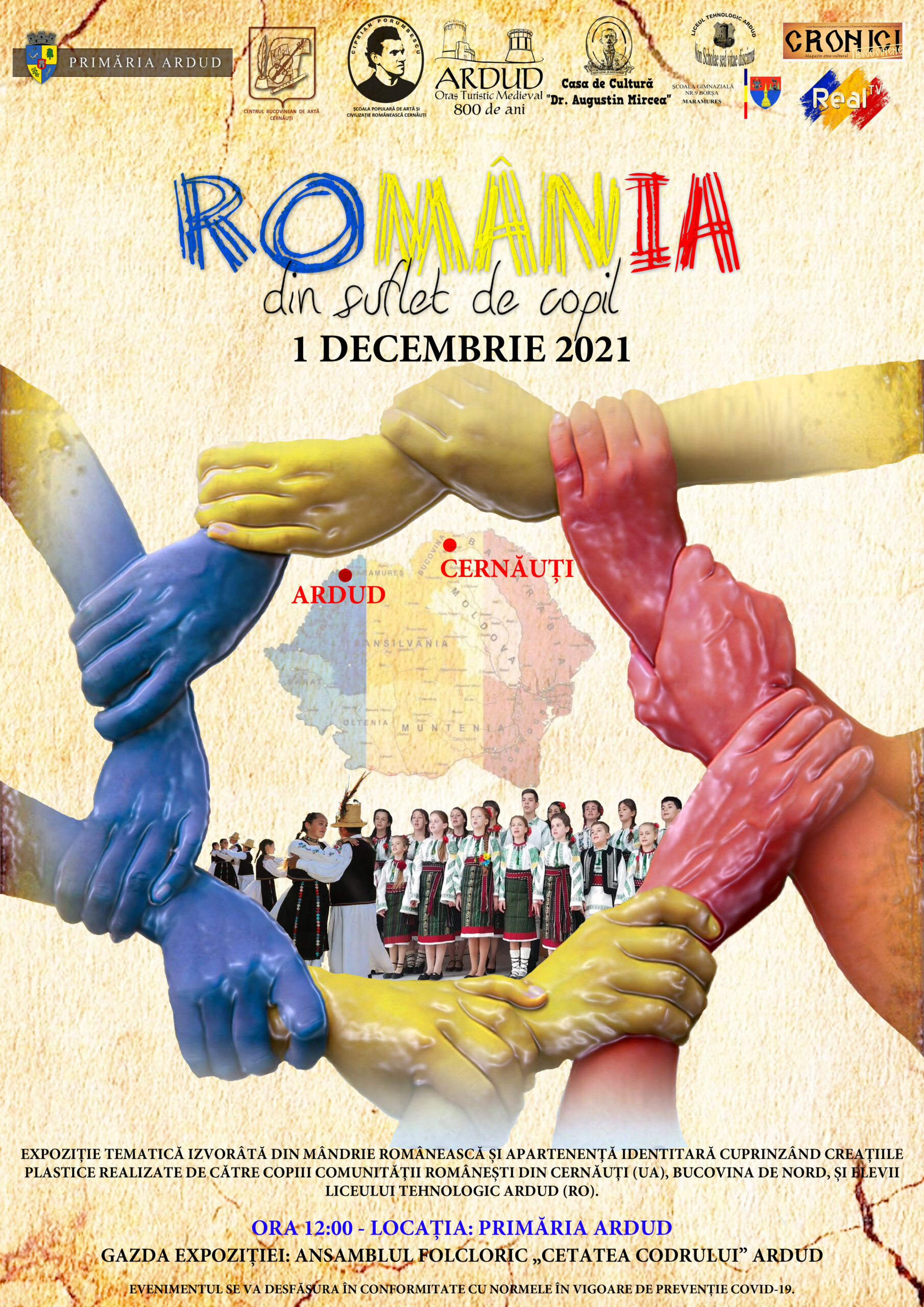 "UNIREA-N CUGET ȘI SIMȚIRI" organizată la Ardud