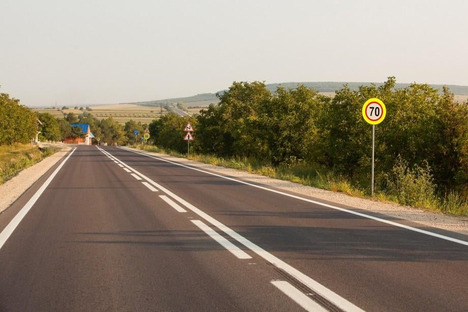 Arteră principală din județ, reabilitată