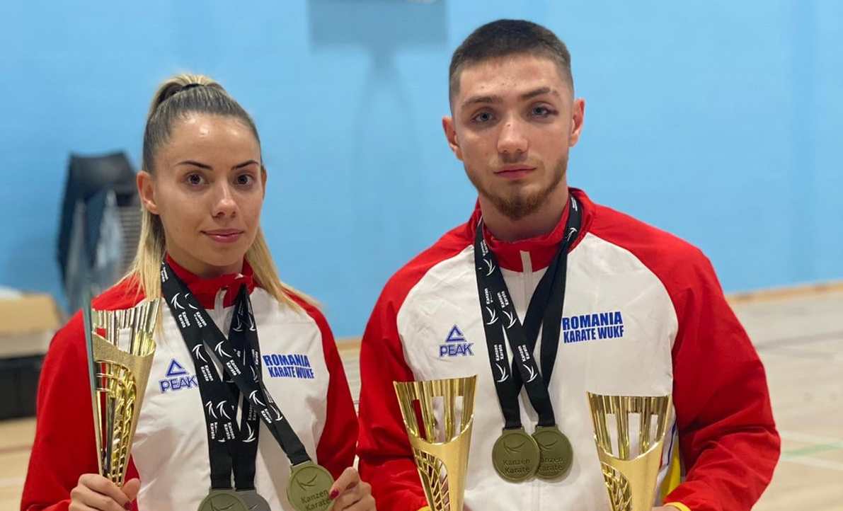 Daiana Vancsa si Dennis Burya se întorc  cu 5 medalii  de la KANZEN INTERNATIONAL CUP - Scoția