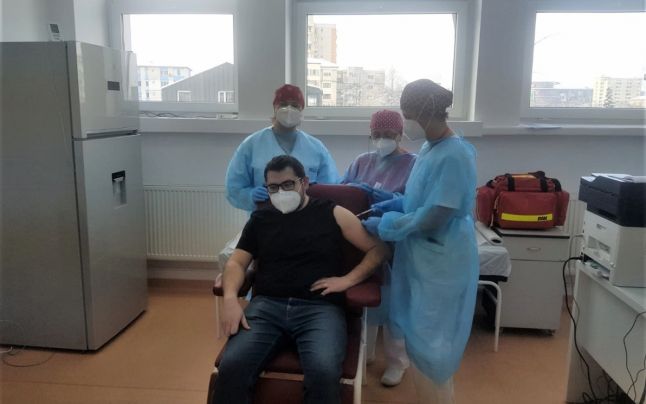 Centru de vaccinare anticovid în cadrul DSP Satu Mare