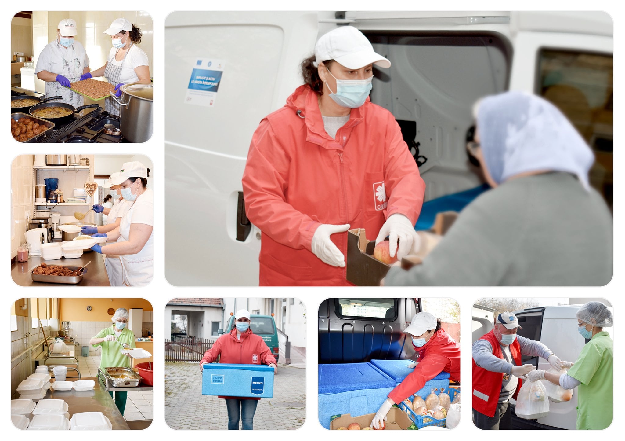 Caritas Satu Mare livrează masă caldă la domiciliul pentru fiecare a doua zi pentru 40 de vârstnici